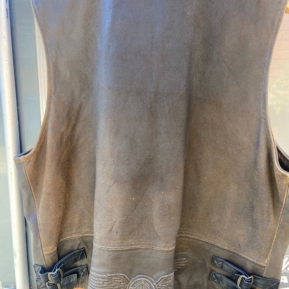 Women’s HD leather vest - Picture 2 of 2